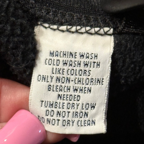 Polo Sport Ralph Lauren Mens L Fleece Jacket Black Full Zip Polartec Outdoors - Picture 9 of 9